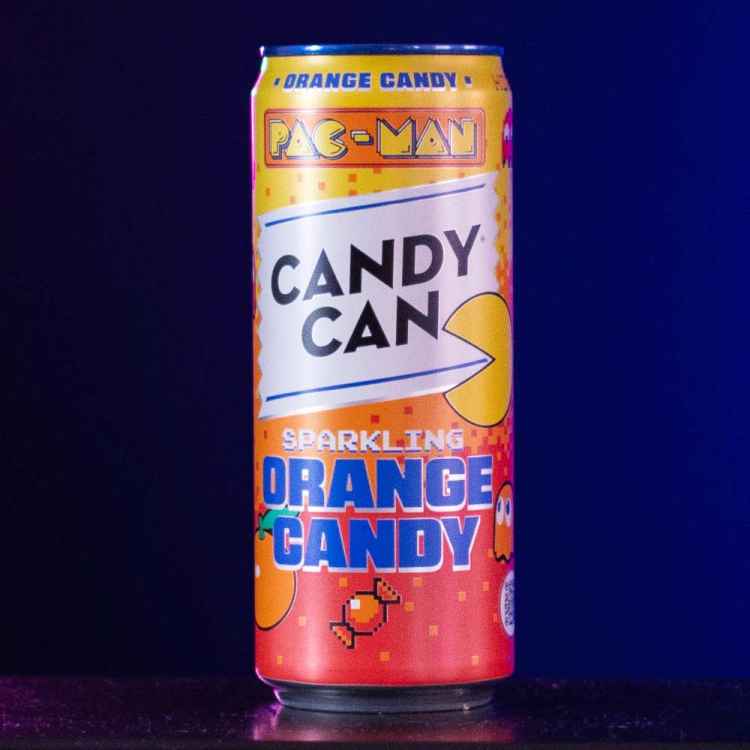 Газированный напиток Candy Can: Пак Ман Апельсин 