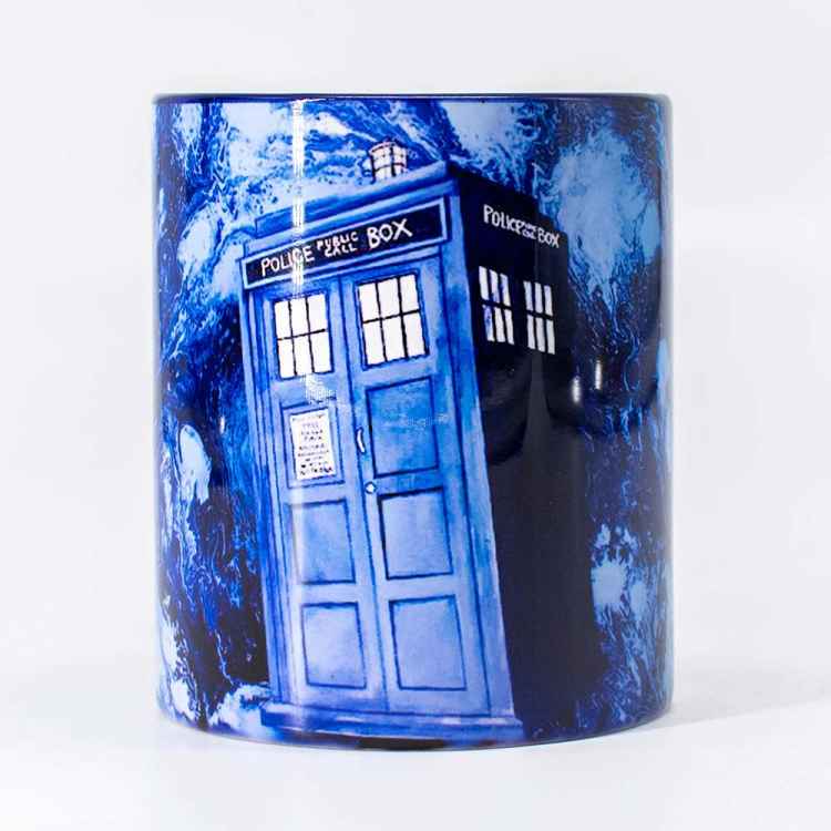 Кружка Doctor Who: Тардис с синим фоном