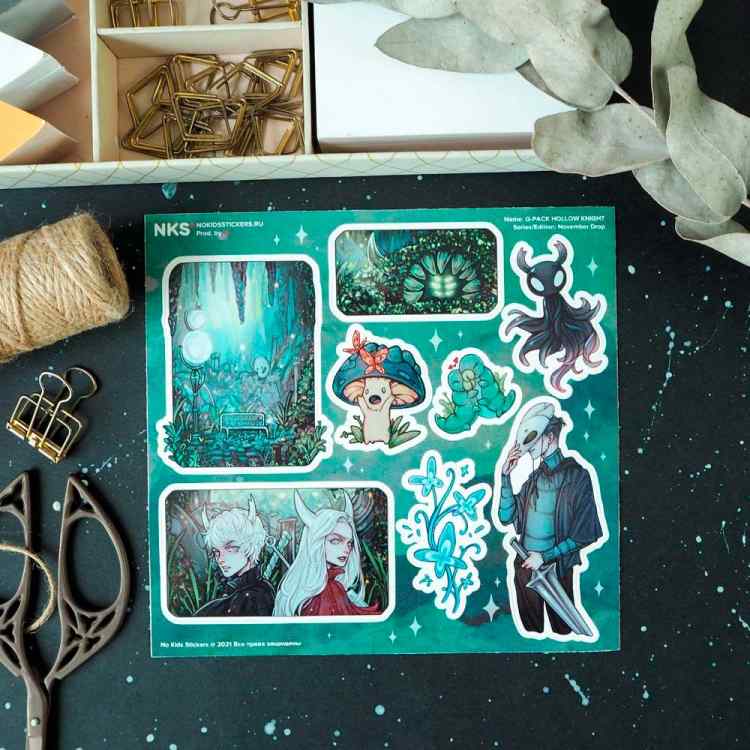 Стикерпак NKS QPACK HOLLOW KNIGHT Стикерпак NKS QPACK HOLLOW KNIGHT