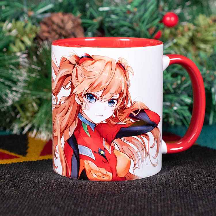 Кружка Evangelion: Аска и Нерв
