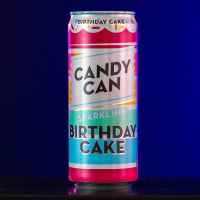 Газированный напиток Candy Can: Праздничный торт (с сахаром) 