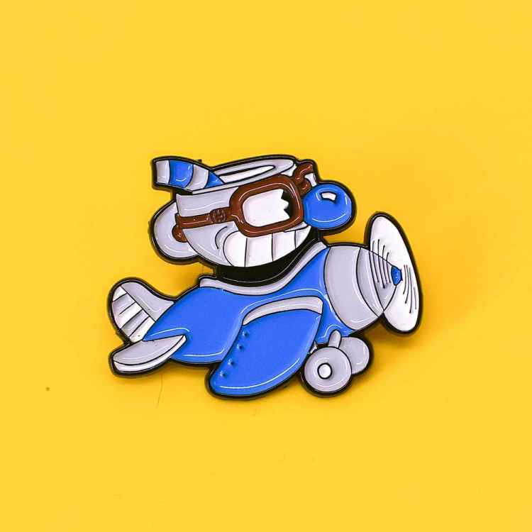 Пин Cuphead: Синий самолет