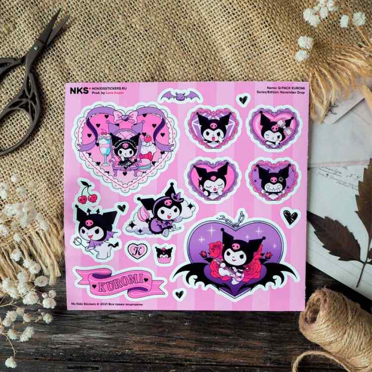 Стикерпак NKS QPACK KUROMI Стикерпак NKS QPACK KUROMI