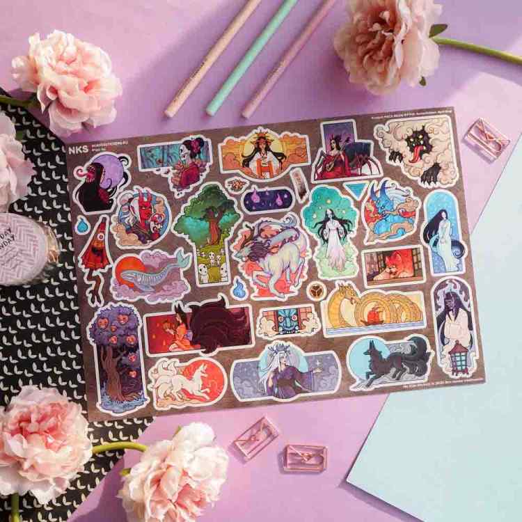 Стикерпак NKS PACK ASIAN MYTHS