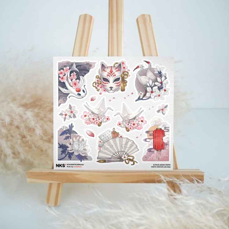Стикерпак NKS QPACK ASIAN WHITE