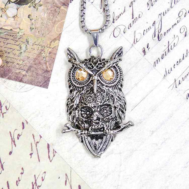 Кулон Желтоглазая сова