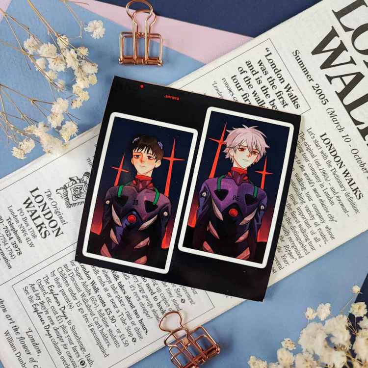 Стикерпак NKS CARD EVANGELION ’22
