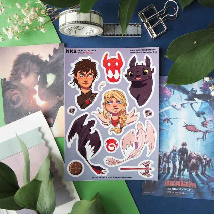 Стикерпак NKS MINI PACK DRAGONS Стикерпак NKS MINI PACK DRAGONS