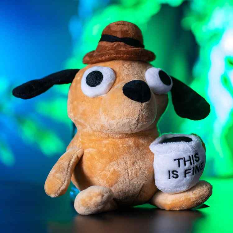 Мягкая игрушка Meme: Im fine Мягкая игрушка Meme: Im fine