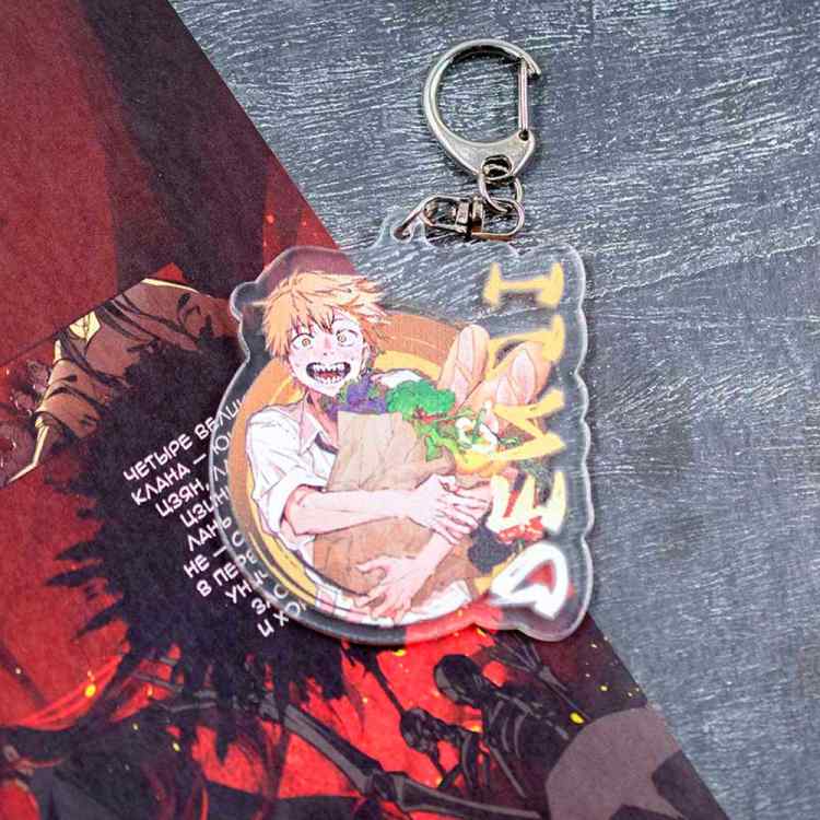 Брелок акриловый Chainsaw man: Дэнджи