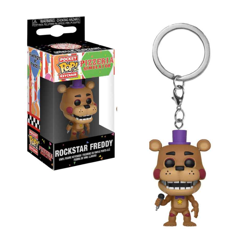 Брелок Funko POP FNAF: Фредди рок-звезда