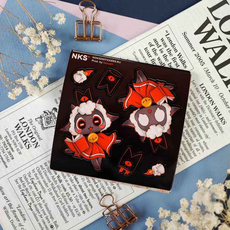 Стикерпак NKS CARD CULT OF THE LAMB