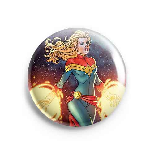 Значок Marvel: Капитан Марвел