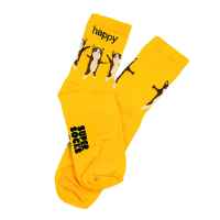 Носки SuperSocks "Happy cat": Желтый