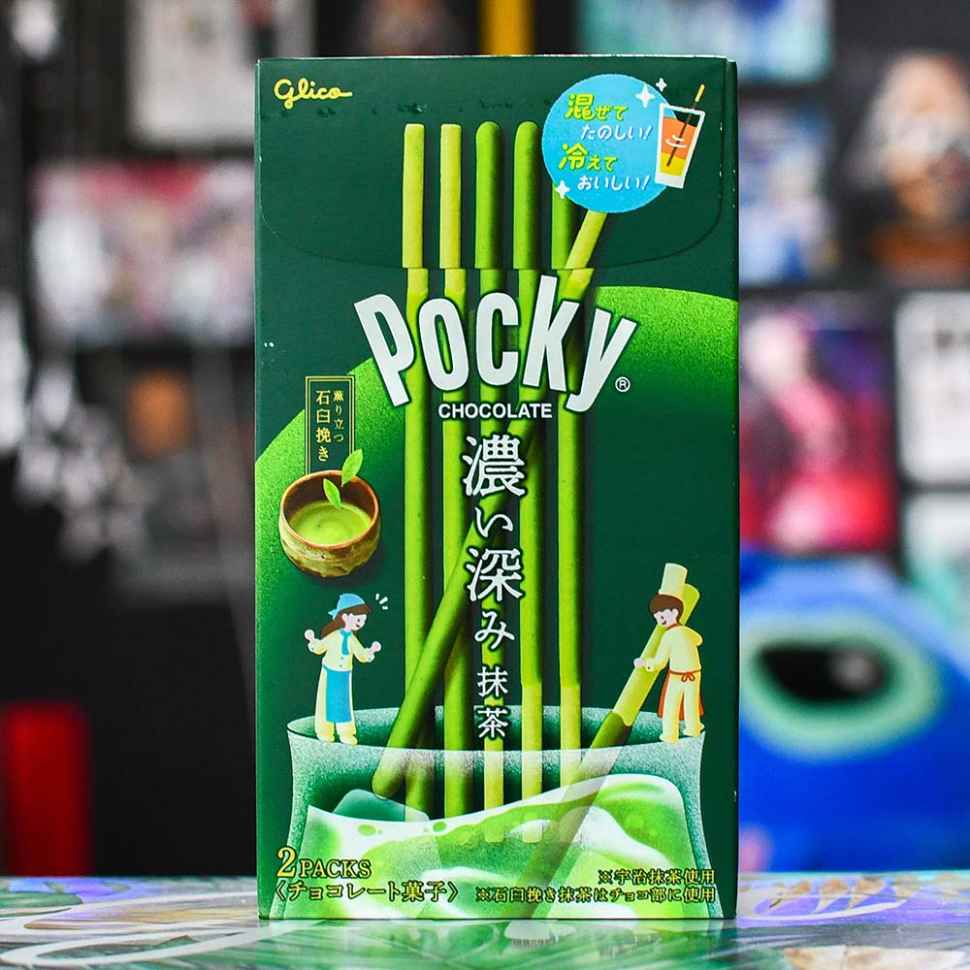 Сладкая соломка Pocky со вкусом японского чая матча (Япония)