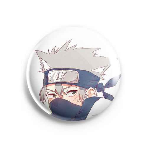 Значок Naruto: Какаши кот Значок Naruto: Какаши кот
