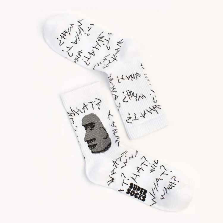 Носки "SuperSocks" What? белый