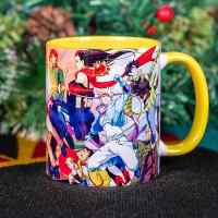 Кружка JoJo's Bizarre Adventure: Микс персонажей