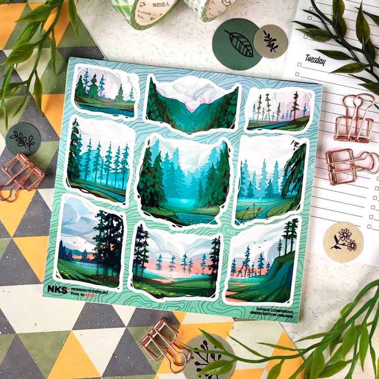 Стикерпак NKS QPACK CONIFEROUS