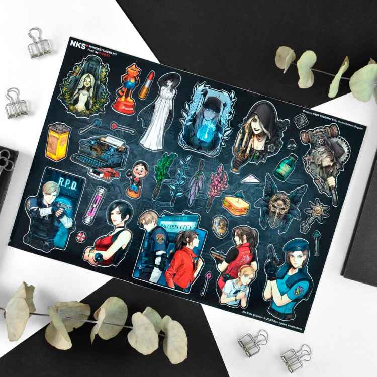 Стикерпак NKS PACK RESIDENT EVIL Стикерпак NKS PACK RESIDENT EVIL