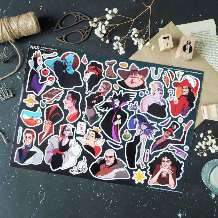 Стикерпак NKS PACK VILLAINS