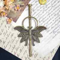 Заколка для волос "Шестикрылый мотылек"