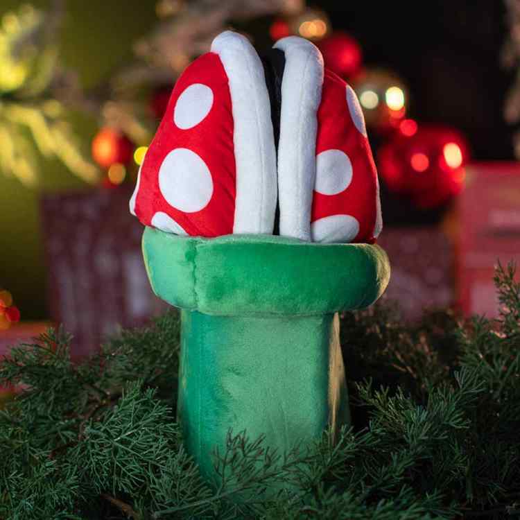 Тапочки Mario: Мухоморный цветок Тапочки Mario: Мухоморный цветок