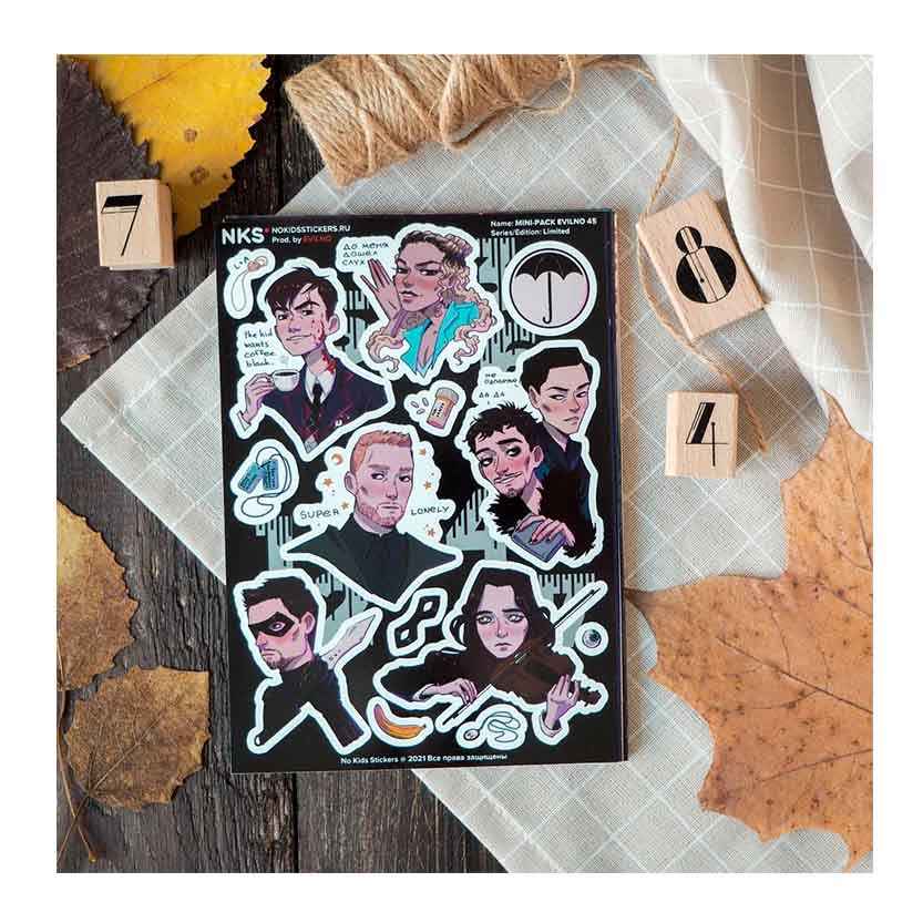 Стикерпак NKS MINI PACK THE UMBRELLA ACADEMY