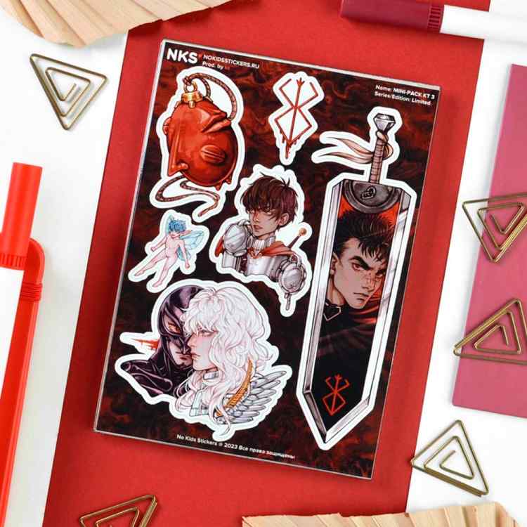 Стикерпак NKS MINI PACK BERSERK Стикерпак NKS MINI PACK BERSERK