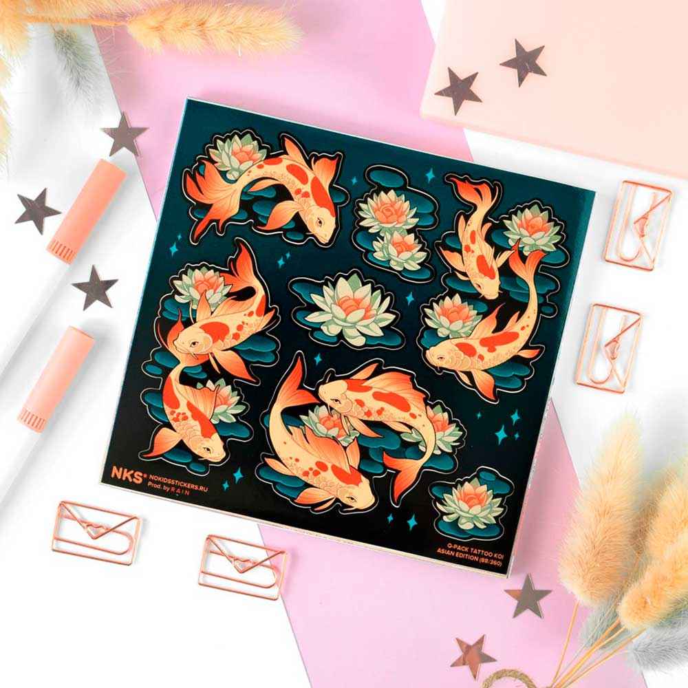 Стикерпак NKS Q-PACK TATTOO KOI