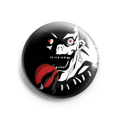 Значок Death note: Рюк и яблоко