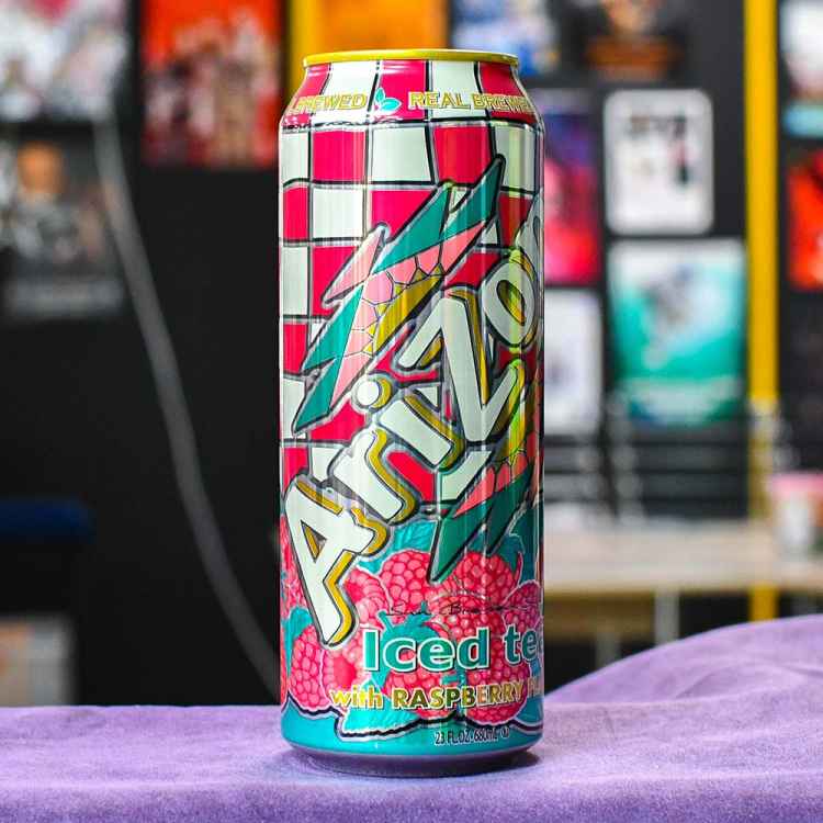 Холодный чай Arizona: Айс ти малина 
