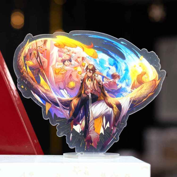 Фигурка акриловая Genshin Impact: Чжун ли с драконом К 52718