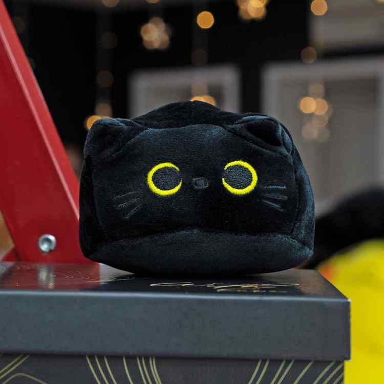 Мягкая игрушка Кот черный сферический (8 см) Мягкая игрушка Кот черный сферический (8 см)