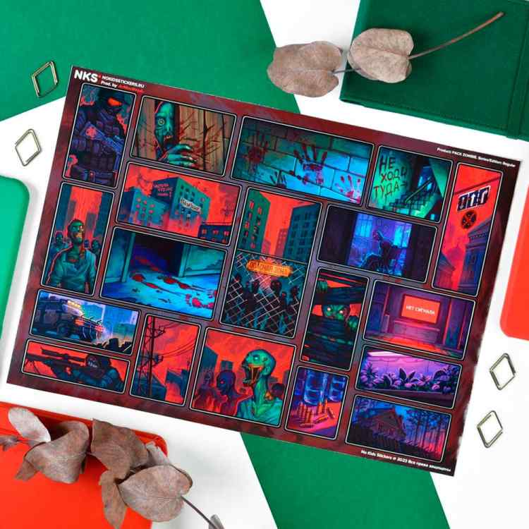 Стикерпак NKS PACK ZOMBIE Стикерпак NKS PACK ZOMBIE