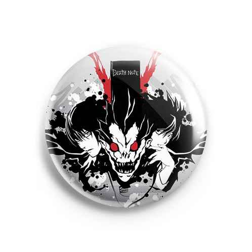 Значок Death note: Рюк, Лайт, L