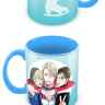 Кружка Yuri on ice: Голубая кружка