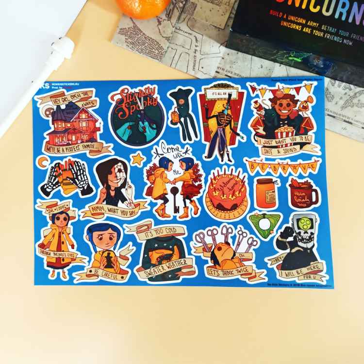 Стикерпак NKS PACK CORALINE