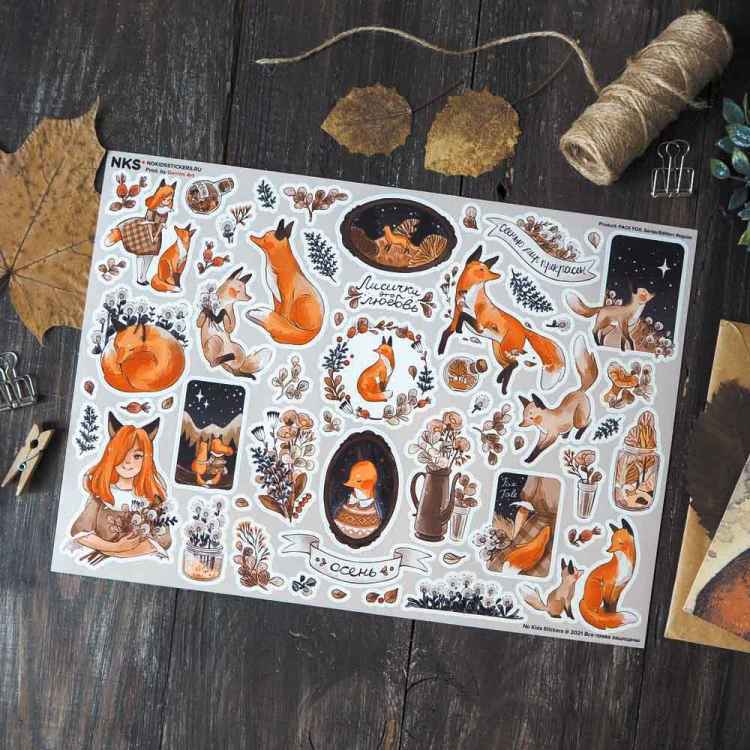 Стикерпак NKS PACK FOX 21