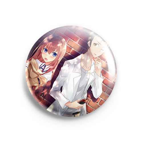 Значок Steins;Gate: Куриса Макису и Ринтаро