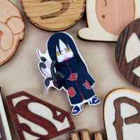Значок деревянный Naruto: Орочимару J159