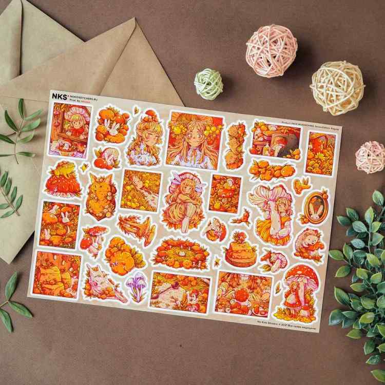 Стикерпак NKS PACK MUSHROOMS