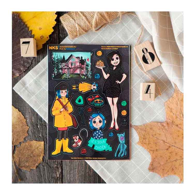 Стикерпак NKS MINI PACK CORALINE 21 Стикерпак NKS MINI PACK CORALINE 21