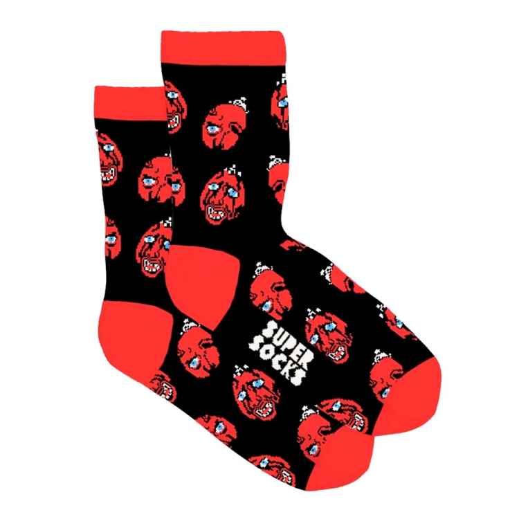 Носки SuperSocks "Берсерк Бехерит паттерн": Чёрный (размер 40-45)