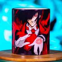 Кружка Hellsing: Алукард с глазами