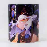 Кружка Genshin Impact: Сайно шакал на черном