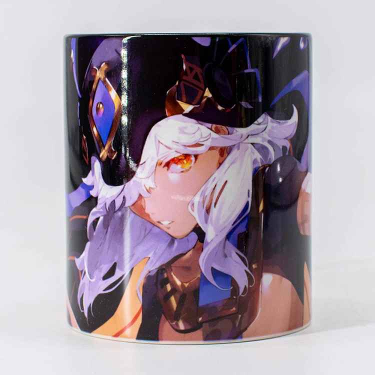Кружка Genshin Impact: Сайно шакал на черном
