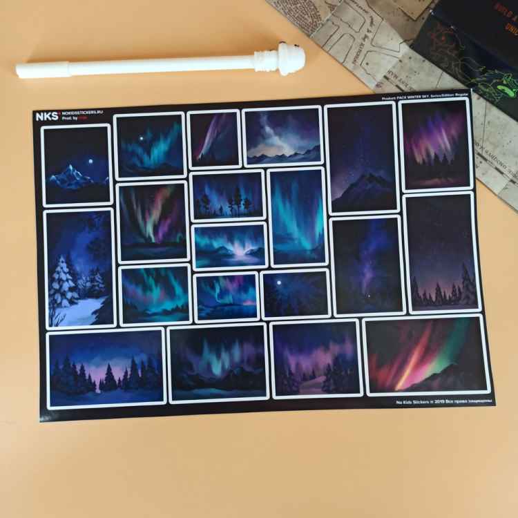 Стикерпак NKS PACK WINTER SKY