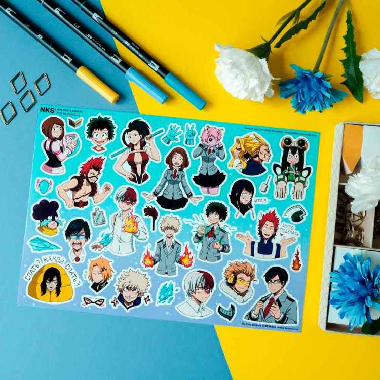 Стикерпак NKS PACK MY HERO ACADEMIA