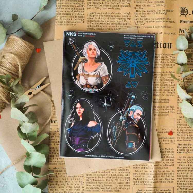 Стикерпак NKS MINI PACK THE WITCHER '22